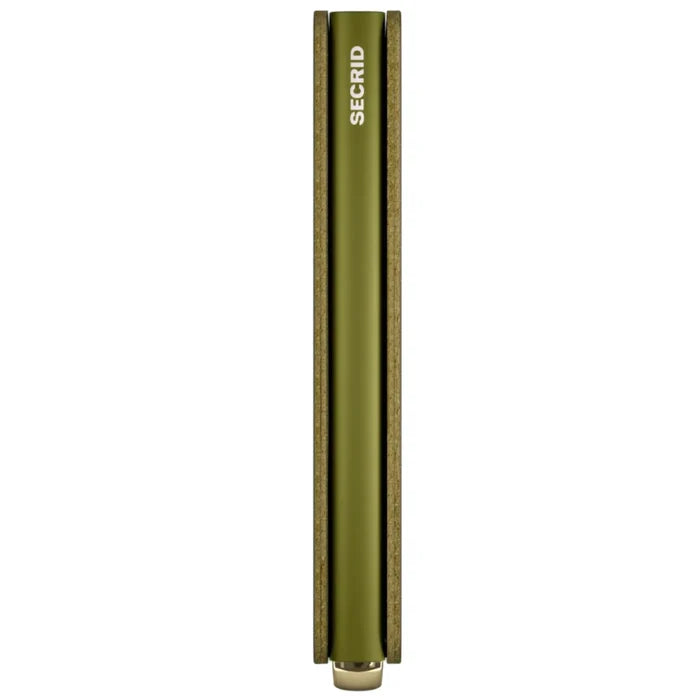 Secrid Premium+ Slimwallet Compact RFID Wallet - Basco Olive+