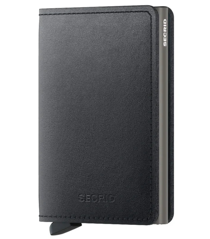 Secrid Slimwallet Mirum Plant-Based Compact RFID Wallet - Black