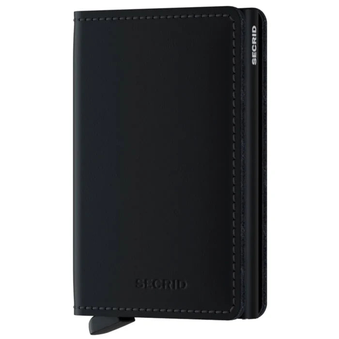 Secrid Slimwallet Compact RFID Wallet - Matte Black