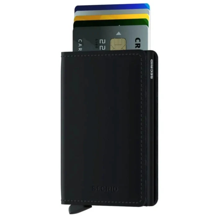 Secrid Slimwallet Compact RFID Wallet - Matte Black