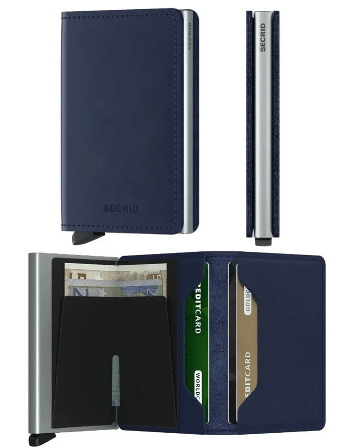 Secrid Slimwallet Compact RFID Wallet - Original Navy