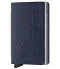 Secrid Slimwallet Compact RFID Wallet - Veg Tanned Navy / Silver