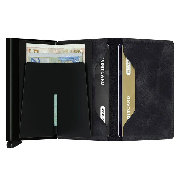 Secrid Slimwallet Compact RFID Wallet - Vintage Black