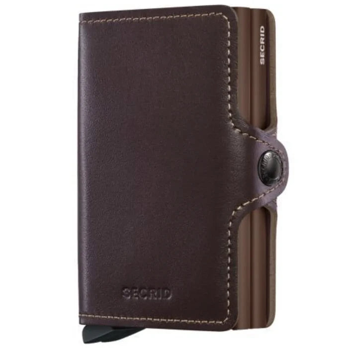 Secrid Twinwallet Compact RFID Wallet - Original Chocolate