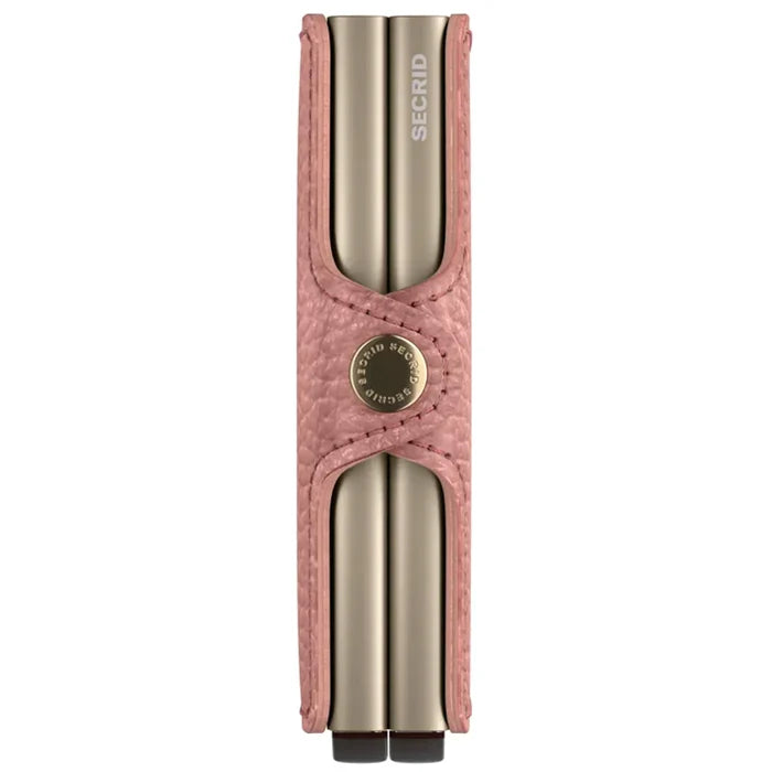 Secrid Twinwallet Compact RFID Wallet - Pebble Rose