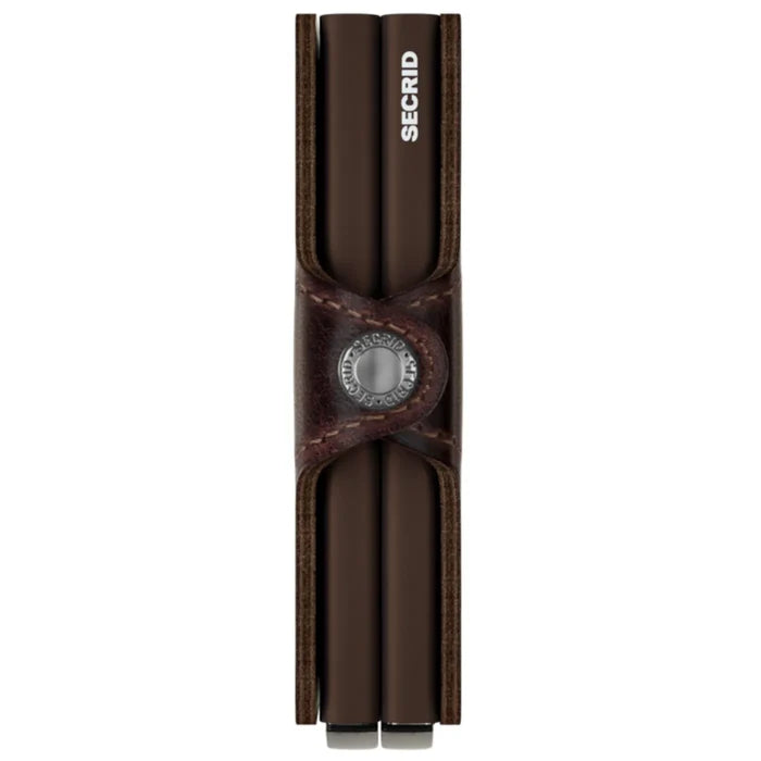 Secrid Twinwallet Compact RFID Wallet - Vintage Chocolate