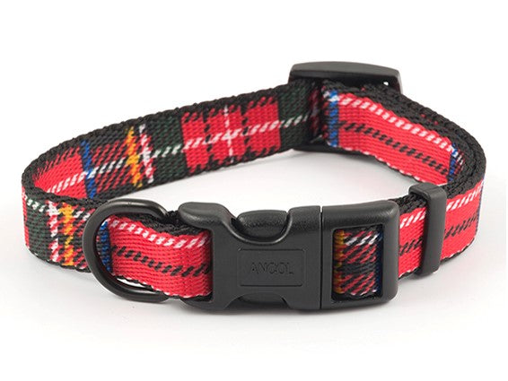 Tartan Nylon Adjustable Collar