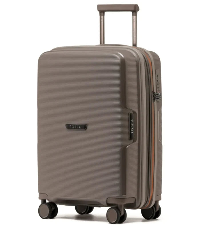 Tosca Bel-Air 54 cm Hardside Expandable Carry-on Suitcase - Champagne