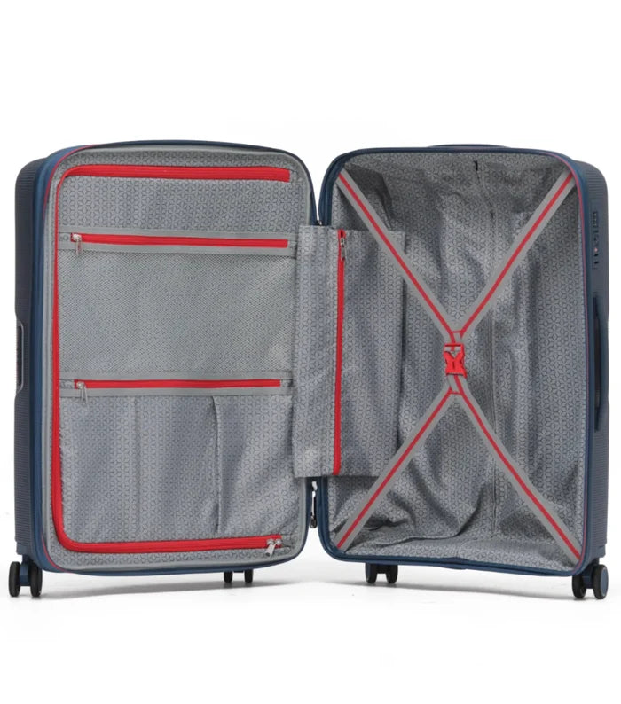 Tosca Bel-Air 76 cm Hardside Expandable Suitcase - Blue