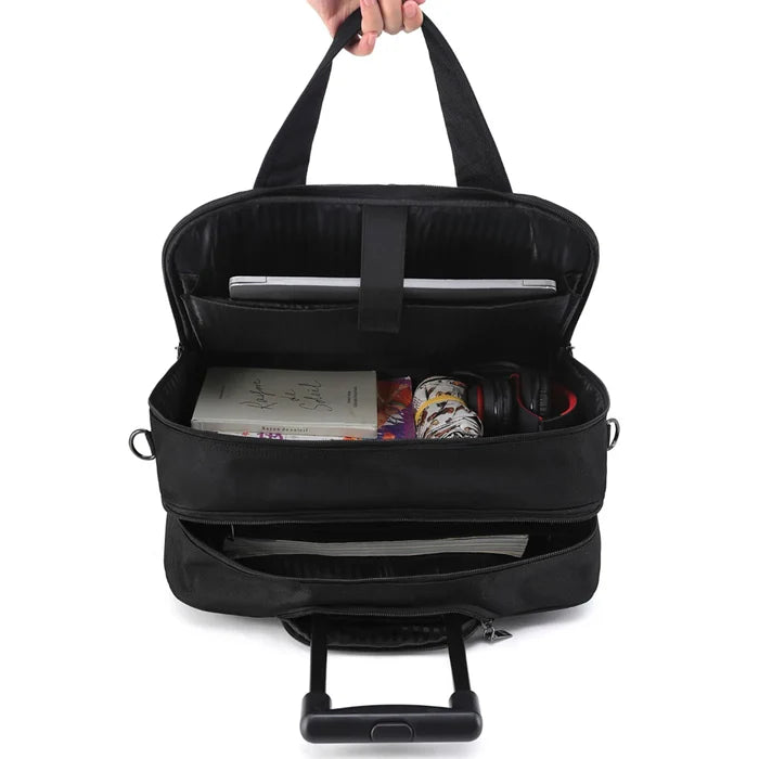 Tosca Business Trolley Case with 15.4’’ Laptop Compartment - Black