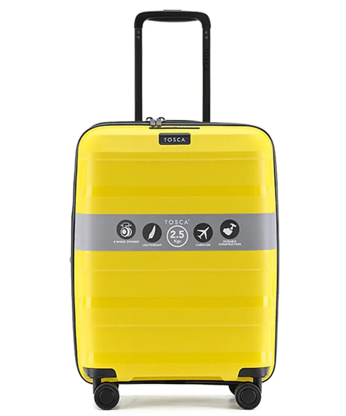 Tosca Comet 55 cm Hardside Carry-On Case - Yellow