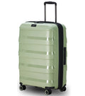 Tosca comet sage 67 cm hardside medium suitcase with sleek light green shell and easy grip handles for effortless travel