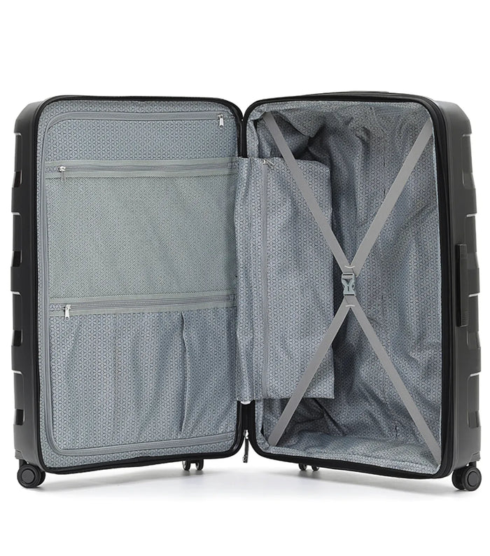 Internal lining divider with shoe pockets