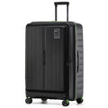 Tosca Cruiser 77 cm Front Opening 4-Wheel Expandable Suitcase - Black / Lime