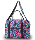 Tosca Fashion Tote / Overnight Bag - Black Tropical