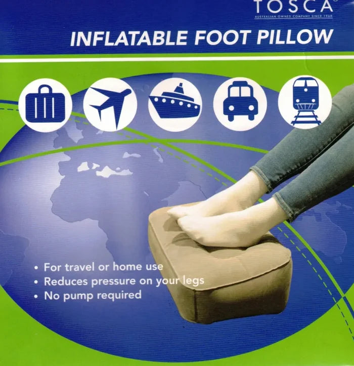Tosca Inflatable Foot Pillow - Brown