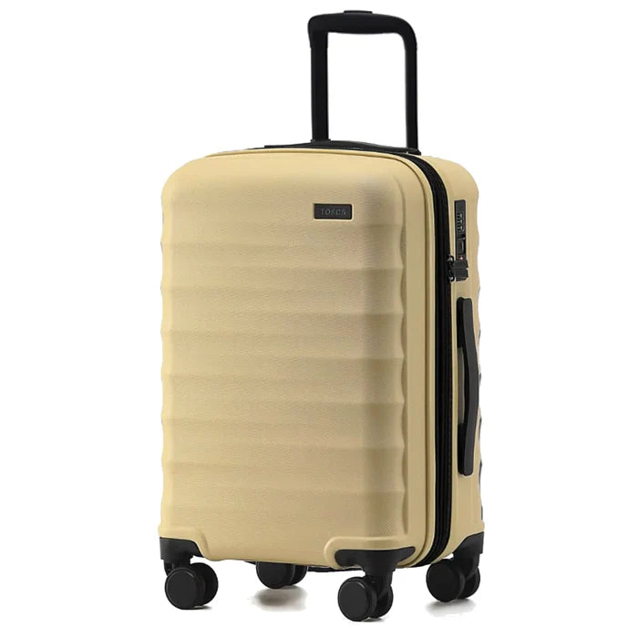 Tosca Interstellar 2.0 - 53 cm 4-Wheel Expandable Carry On Suitcase - Yellow