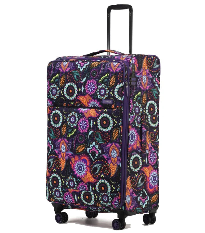 Tosca Paisley 79cm Large Size Suitcase