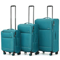 Tosca SO LITE  4-Wheel Expandable Suitcase Set of 3 - Teal (Carry-on, Medium and Large)