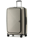 Push button retractable handle