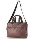 Tosca Vegan Leather Laptop Business Bag - Chocolate