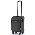 Tosca Willow 55 cm 4-Wheel Expandable Carry-on Suitcase - Caviar