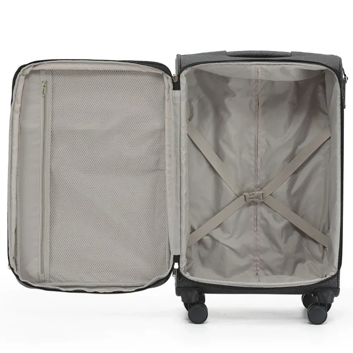 Tosca Willow 66 cm 4-Wheel Expandable Suitcase - Caviar