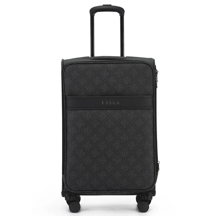 Tosca Willow 66 cm 4-Wheel Expandable Suitcase - Caviar
