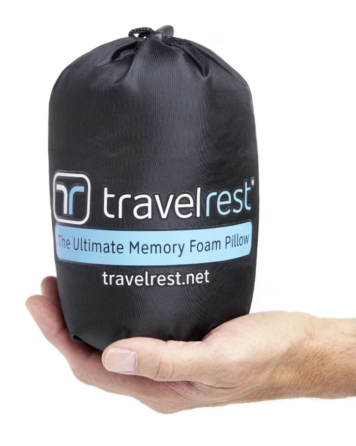 When in stuff sack, drawstring easily attaches to telescoping luggage handle for easy transport.