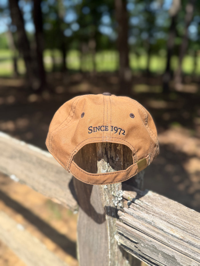 Two Toned Waxed Wildrose Hat