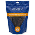 ValueBull USA Beef Jerky Gullet Stick Flats for Dogs, 6 Inch, 30 Count - 30