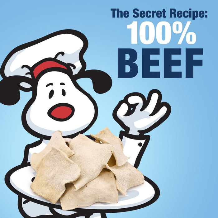ValueBull USA Beef Rawhide Chips for Dogs, 2 Pound - Natural - 2 Pound