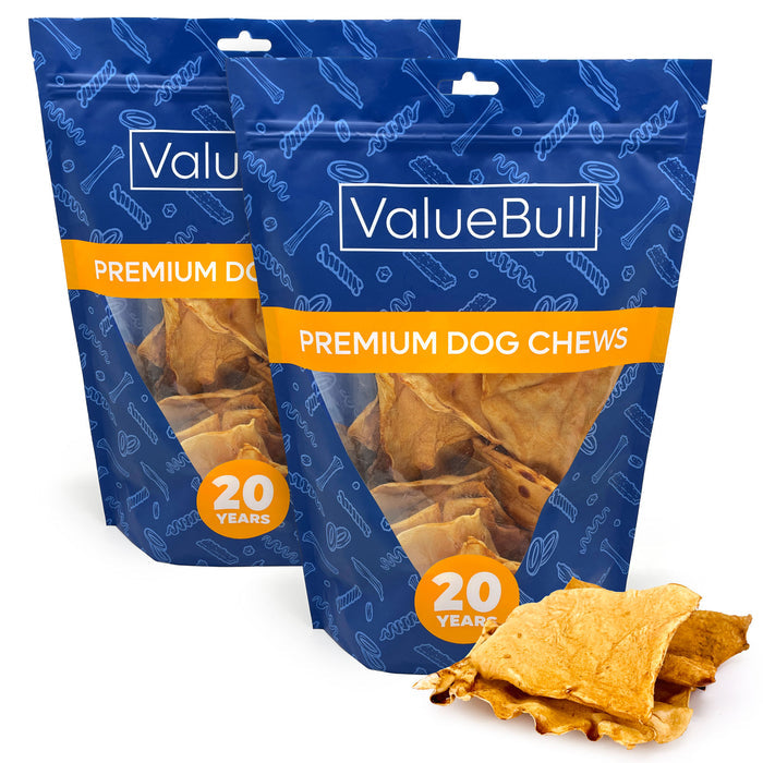 ValueBull USA Beef Rawhide Chips for Dogs, Chicken, 50 Count - Chicken - 50 Chips