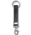 Victorinox Belt Hanger - Leather 7 cm Snap-Hook and Split-Ring - Black