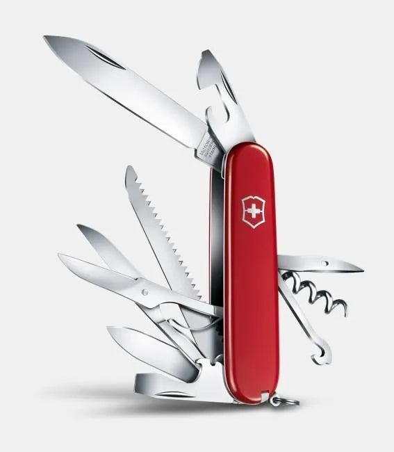 Victorinox Huntsman Swiss Army Knife - Red