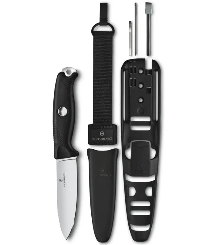 Full tang knife and integrated carrying system