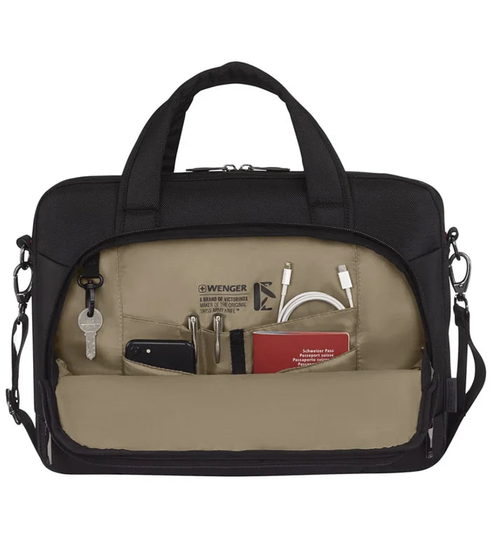 Wenger Icons Altair 14’’ - 16’’ Laptop Brief with Tablet Pocket - Black