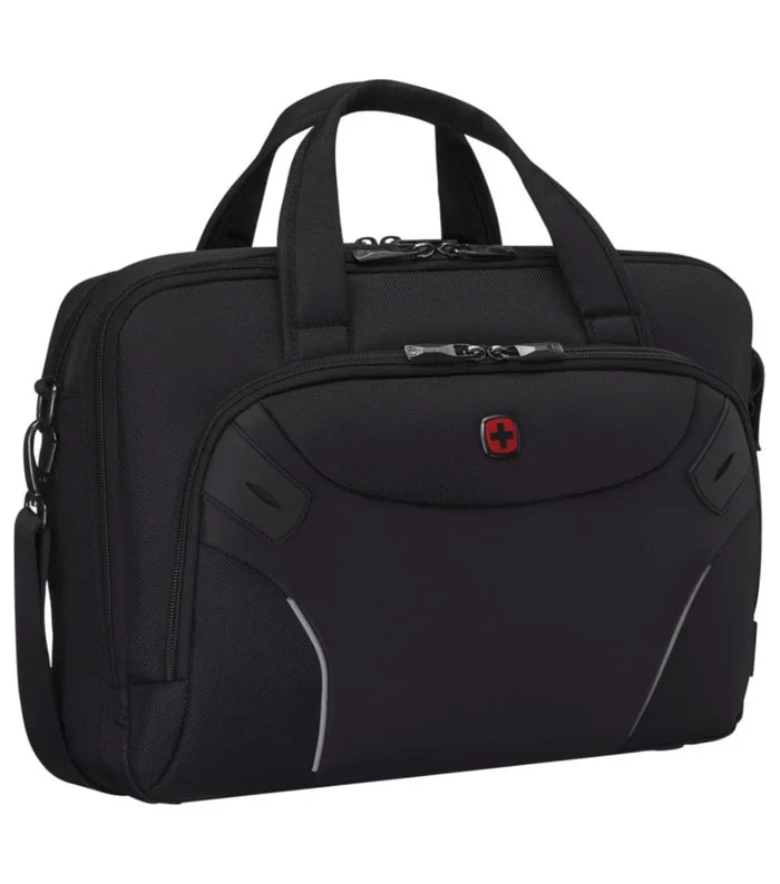Wenger Icons Meteor 16’’ - 17’’ Laptop Brief with Tablet Pocket - Black