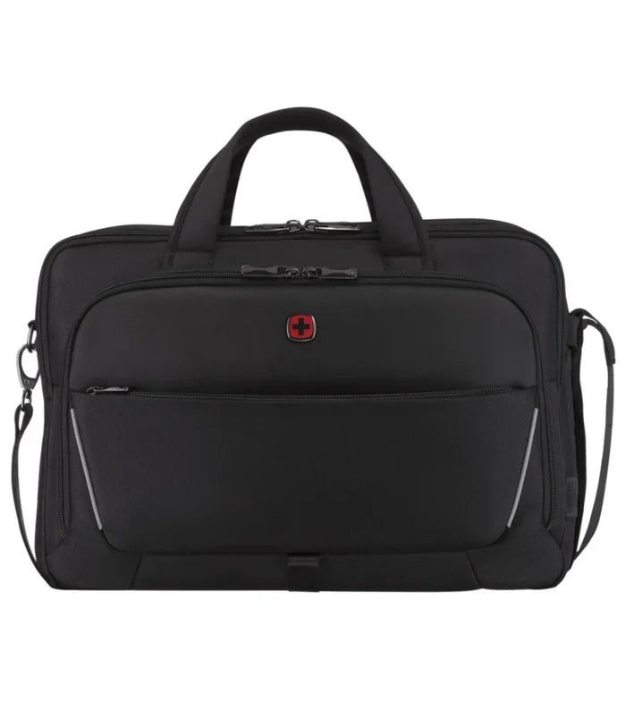 Wenger Icons Meteor 16’’ - 17’’ Laptop Brief with Tablet Pocket - Black