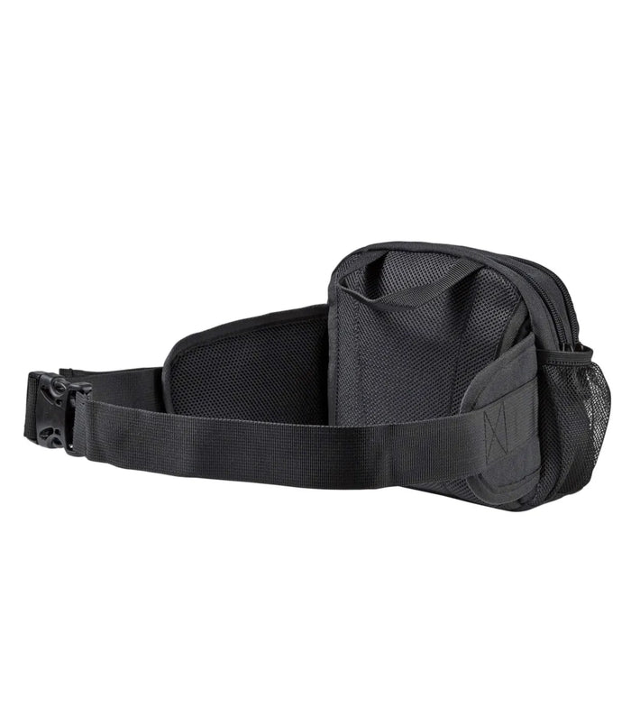 Padded, adjustable waist belt for carrying comfort