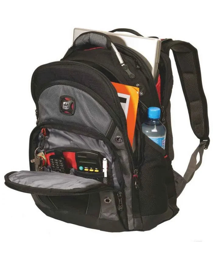 Triple Protect padded compartment protects up to a 16” laptop on all sides using three-layers of high-density foam
