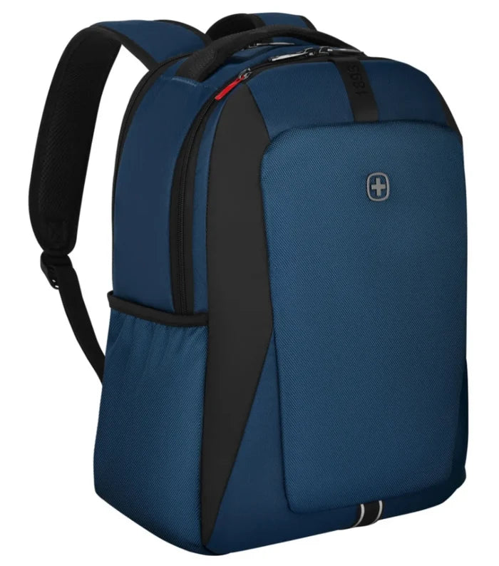 Side pockets hold a water bottle or umbrella