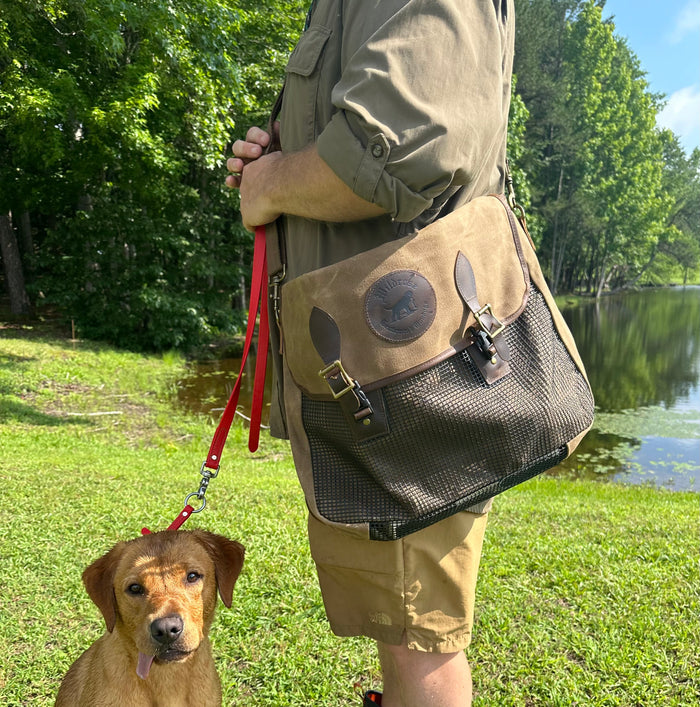 Wildrose Custom English Gamebag - Leather Logo