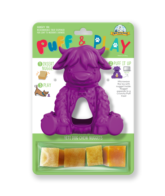 Yeti Dog Chews Yeti Yak Puff and Play Dog Toy